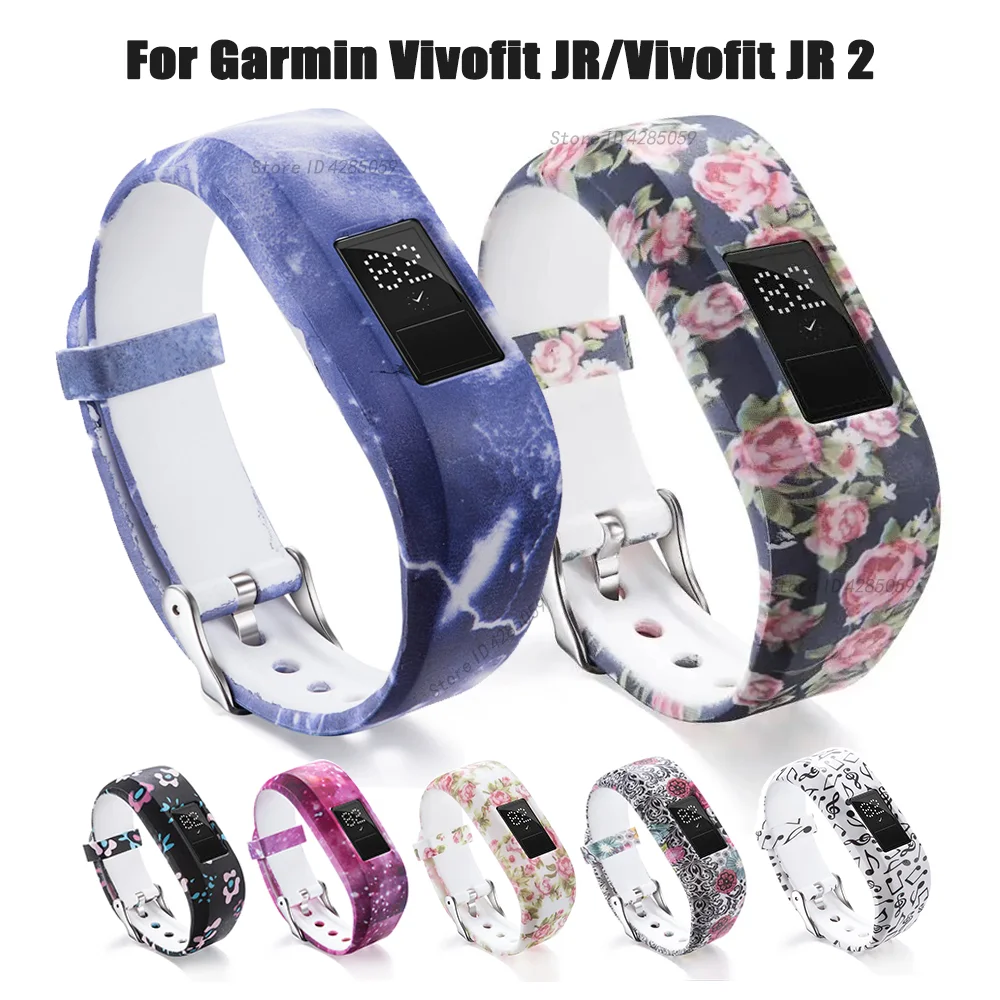 Silicone Strap For Garmin Vivofit JR/JR 2 Smart Watch Bracelet sport band Replacement Strap For Vivofit JR 2 Accessories correa