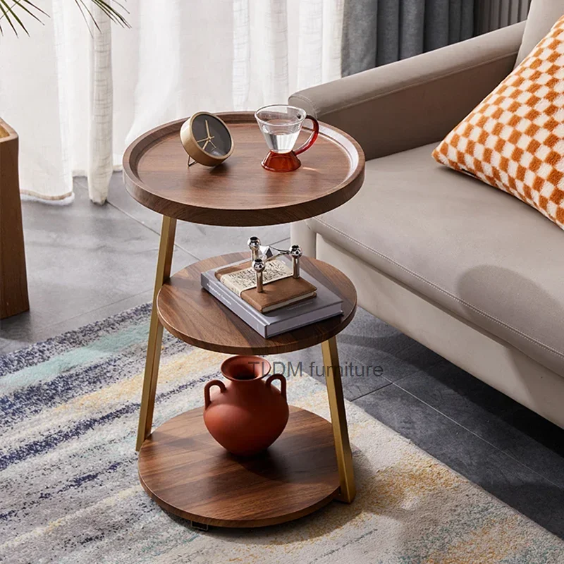 

Free Shipping Hoem Coffee Tables Book Round Small Makeup Side Coffee Table Console Dressing Console Table Basse Decoration