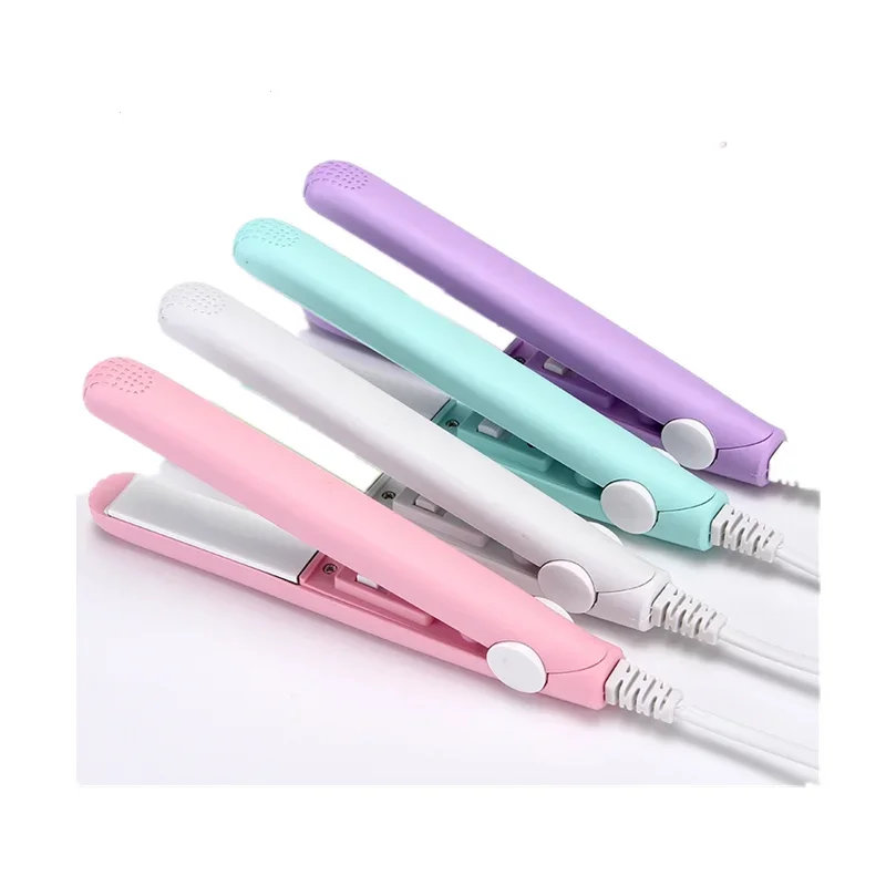 Mini Cartoon Girl Students Hair Straightener 2022 -Small Power, Air Bang Rollers, Straightening Iron Splint