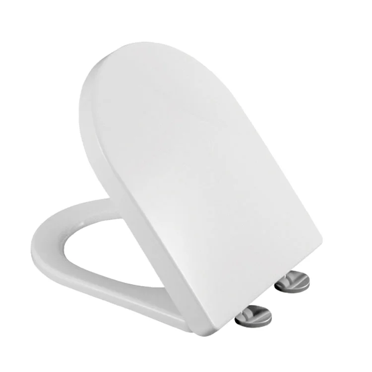 

Modern u-shaped integrated slow-closing toilet lid lengthening design (plastic urea formaldehyde)