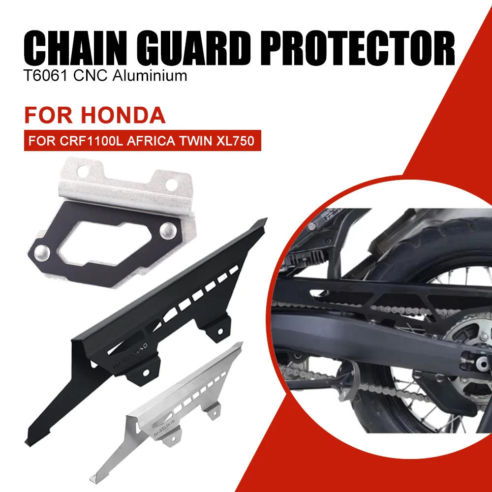 

Rear Sprocket Cover For HONDA CRF1100L AFRICA TWIN DCT SPORTS 2020-2024 Aluminum Motorcycle Chain Protector Guard XL750 TRANSALP