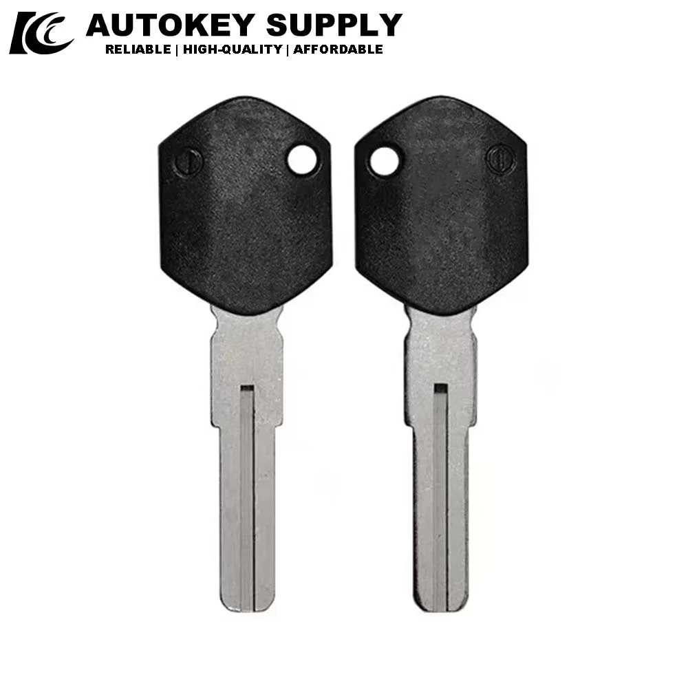 Autokeysupply Uncut Blank Replacement Key Black/Red For KTM Motorcycle 1050 RC8R 1190 1290 ADV