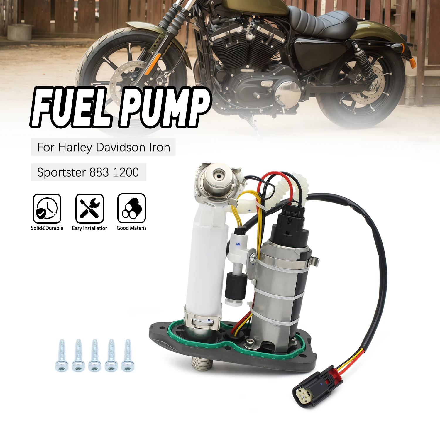 

For Harley Davidson Iron Sportster 883 1200 Roadster Forty Eight Seventy Two Fuel Pump Assembly 28177541-06 75268-07F 75305-07A