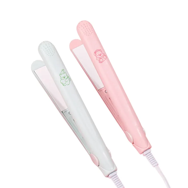 Cartoon Small Power Ironing Board Bangs Fluffy Straightener Perm Curling Iron Dual-use Safe Fast Heating Constant Temperature
