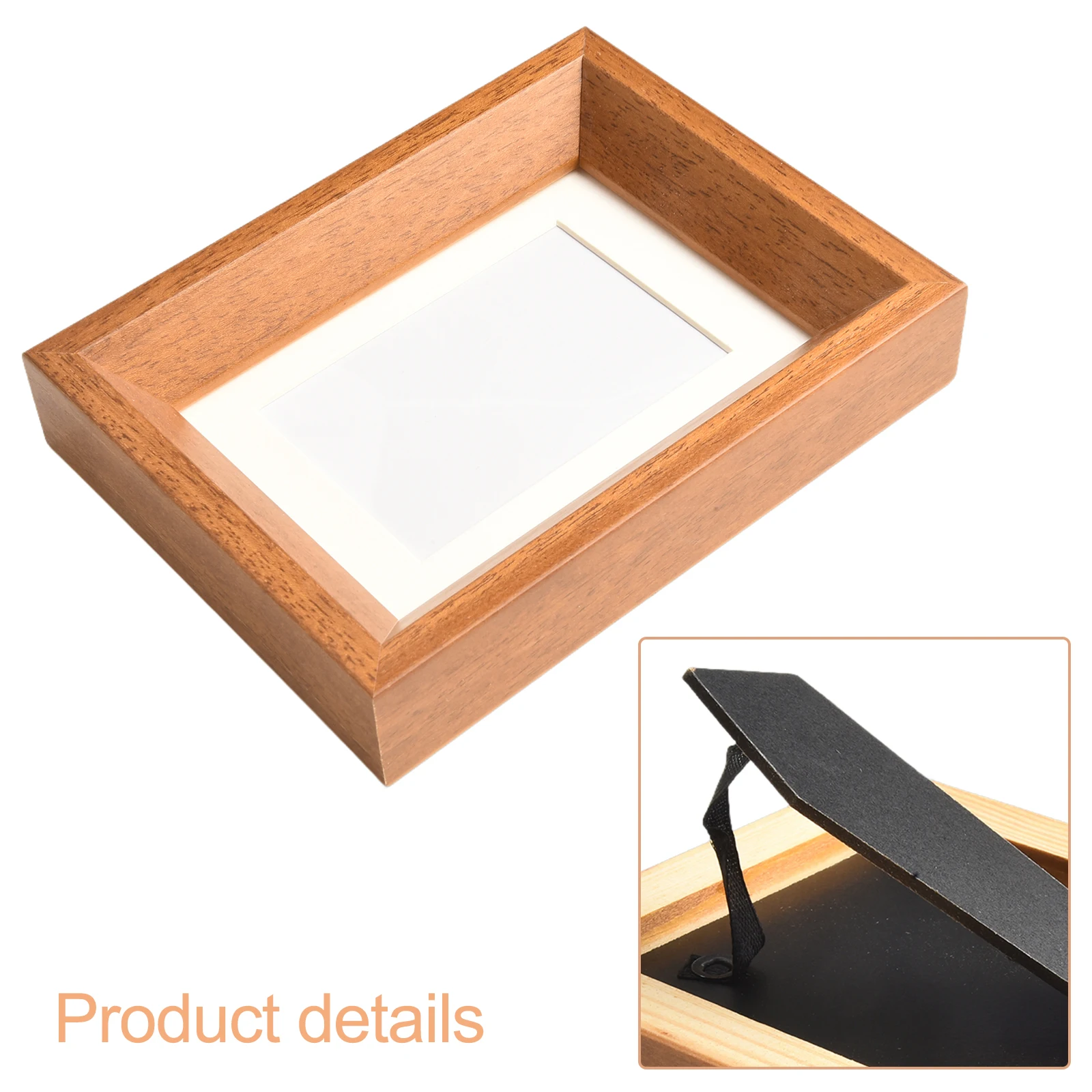 Frames Photo Frame 567810 Density Board Display Effect Inch A4 New Solid Pine Solid Wood Wood Table Confidence