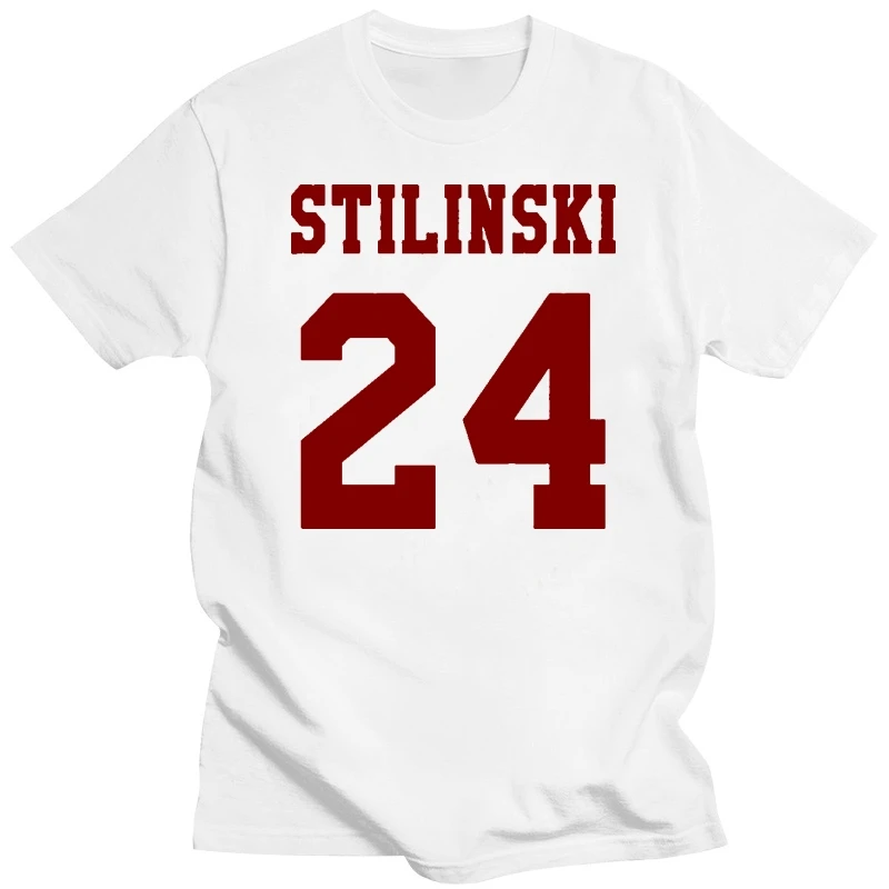 Printed Breathable Stilinski 24 Maroon T-Shirt 2019 Natural Sunlight Men's T Shirt O Neck Fitness Euro Size S-5xl Hiphop Tops