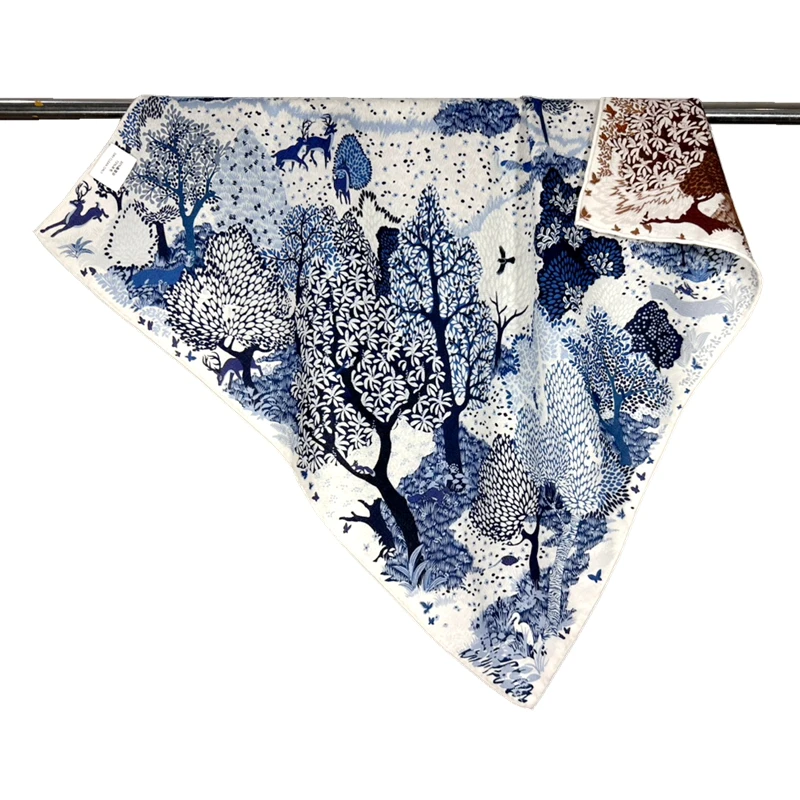 

65CM Silk Wool Scarf Hand Rolled Scarfs Luxury Designer Keep Warm Scarfs Shawl Stole