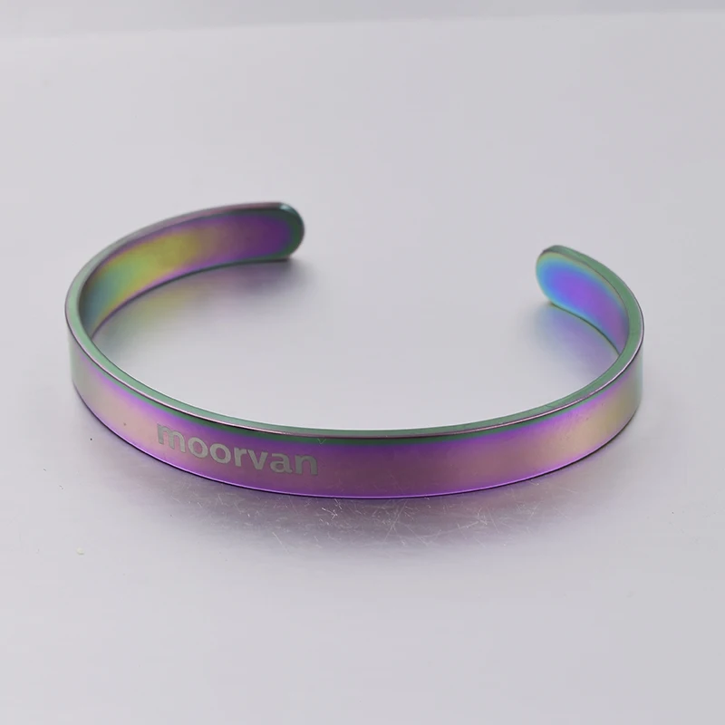 

moorvan Stainless Steel Colorful Bracelet For Women