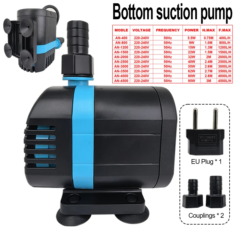 Fish Tank Water Pool Submersible Pump Circulation Filtration Pump Brushless Motor Ceramic Shaft Water Pump Flow Regulation
