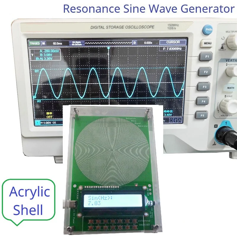 

AA81-7.83HZ Schumann Resonance Pulse Sine Wave Generator 0.01H-100KH Audio Frequency Adjustable