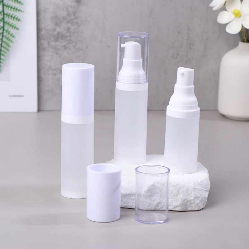 1Pcs Portable Vacuum Refillable Bottles Cosmetic Lotion Cream Container Travel Pump Bottle 20ML 30ML 50ML PackagingTools