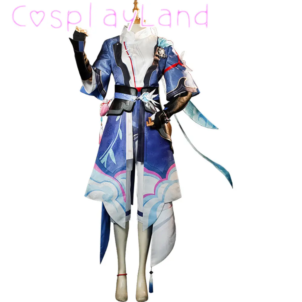 Costume de Cosplay de Yanqing, Ensemble Complet de Yan Qing, Uniforme Imbibé d'Halloween