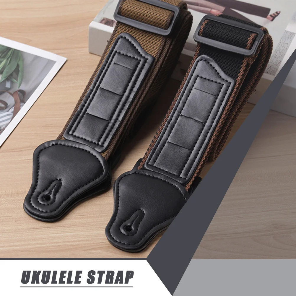 

Guitar Strap Shoulder Instrument Accessories Ukulele No Drill Straps Adjustable Ballad