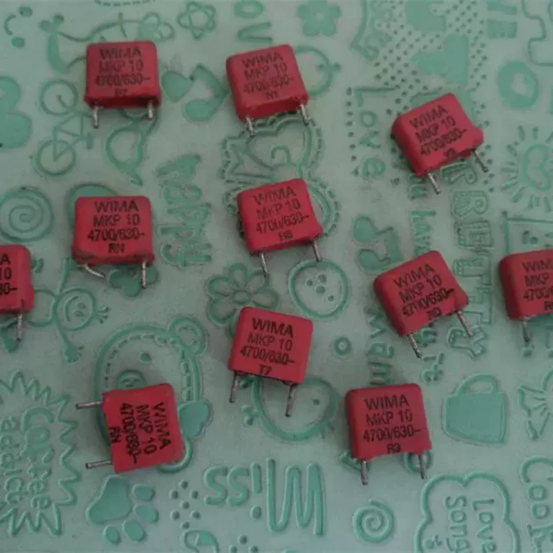 

10-100 шт. WIMA MKP10 4700PF 630 В бесконечный пленочный конденсатор с лихорадкой, связанный из Германии