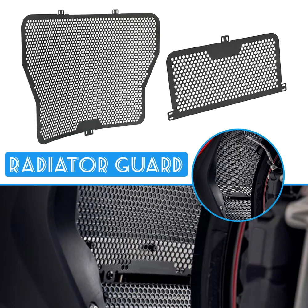 

FOR BMW HP4 S1000RR 2009-2014 S1000R 2014-2020 2015 2016 2017 2018 Motorcycle Radiator Guard Grille Cover Cooler Protection Part