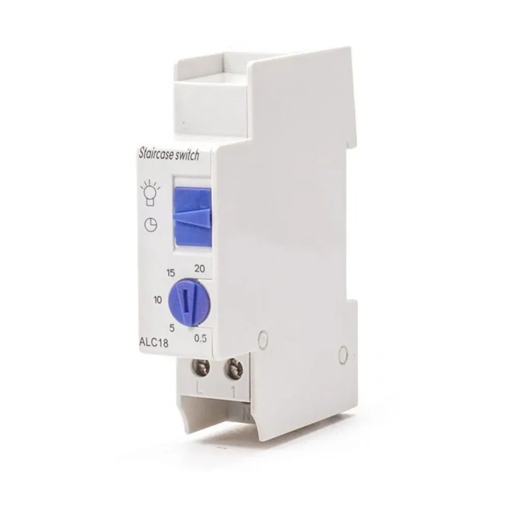 

Staircase Lighting Timer Switch ALC18 Mini Mechanical Count Down Fast Time Switch 220V AC Smart Light Timer Relay Control