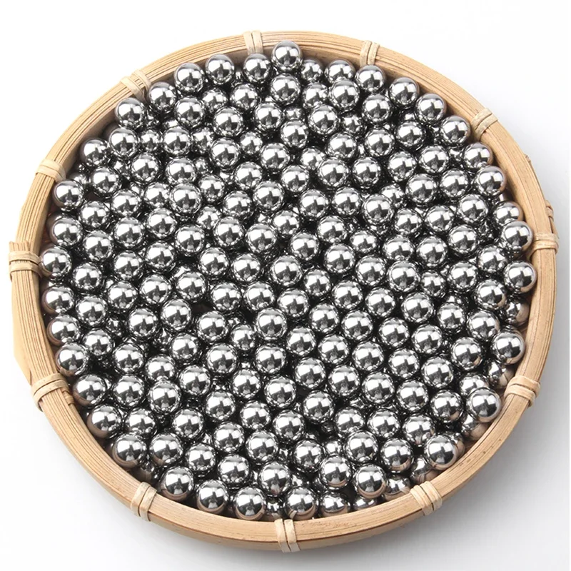 Dia 0.5mm~50mm 304/316/440C Stainless Steel Smooth Solid Ball High Precision Bearings Roller Beads Ball Slingshot Ammo Marbles
