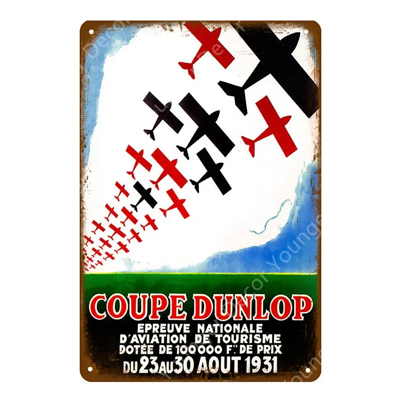 Ocean Liner AirPlane Flying Craft Metal Poster Wings For Victory Tin Signs Vintage Painting Decorative Plate Pub Bar Club Decor - view 4