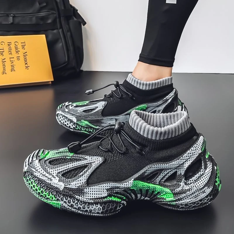 

Мужская спортивная обувь для бега на толстой платформе, теннисные предложения для ходьбы, низкая цена, прыжки для пешего туризма, треккинга, размер 9, корейские мужские повседневные кроссовки