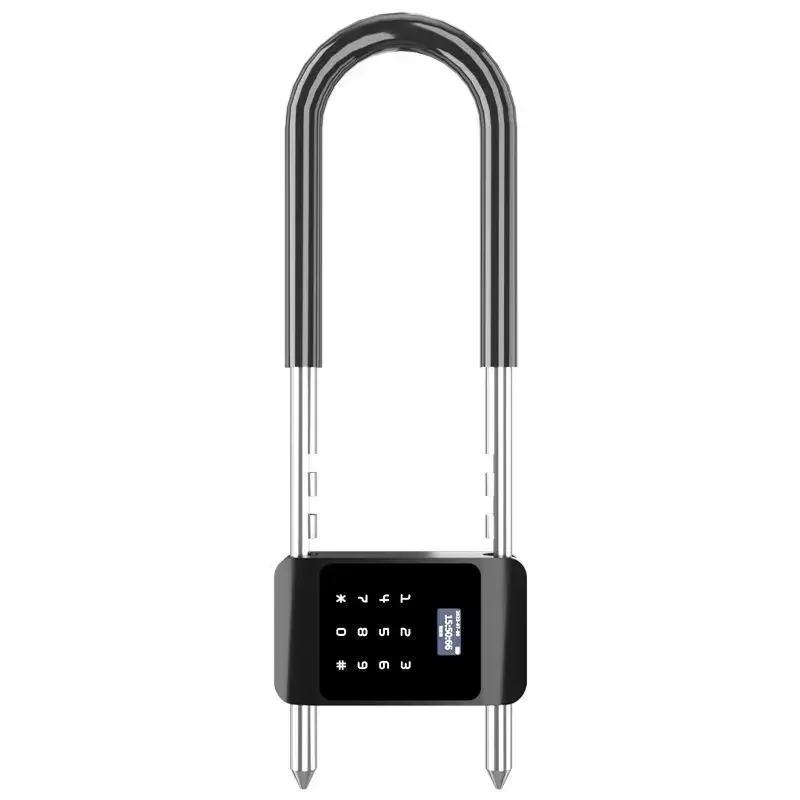Fingerprint u-lock Office store Outdoor smart password Electronic lock U-lock padlock
