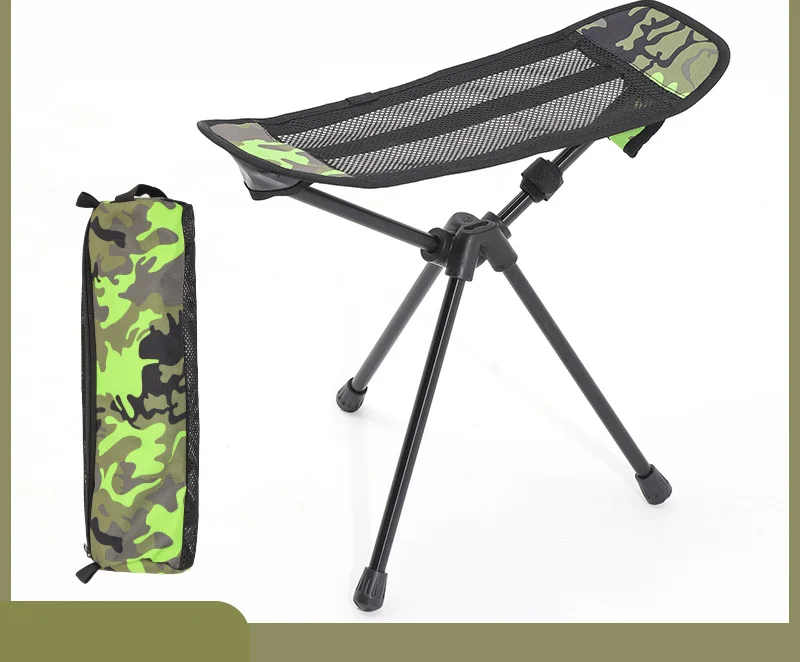 

# Hot Sales Cross-border New Folding Moon Chair Folding Dual-purpose Tripod Foot Support Pedestal Mazar Convenient Universal Foo