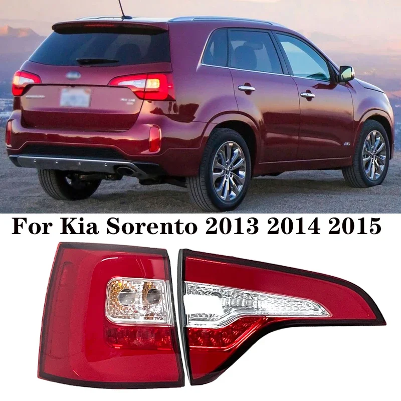 

For Kia Sorento 2013 2014 2015 led car outer side inner side tail lamp stop lamp reverse lamp rear headlight