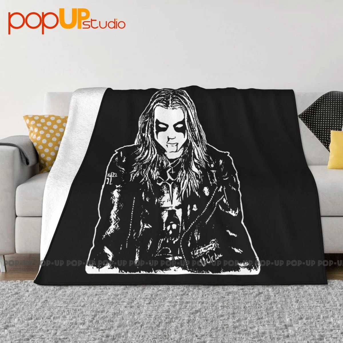 Morbid Dead Mayhem Norwegian Metal Sarcofago Sodom Bathory Poison Blanket Home High-Grade Faux Fur Mink