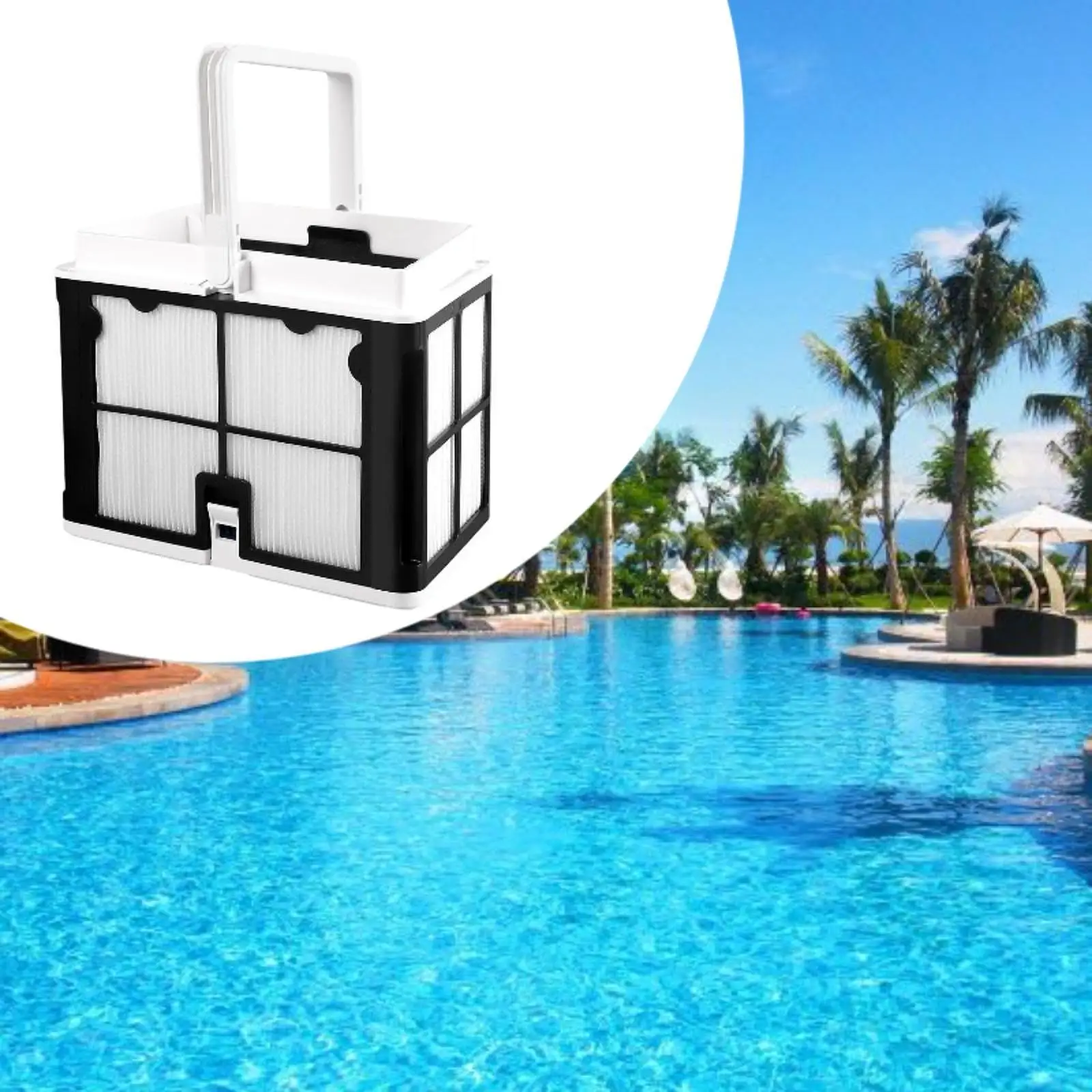 

Fine Filter Basket, Robotic Pool Accessories, Practical Efficient Pool Filter Canister for 9991460 R1 S50