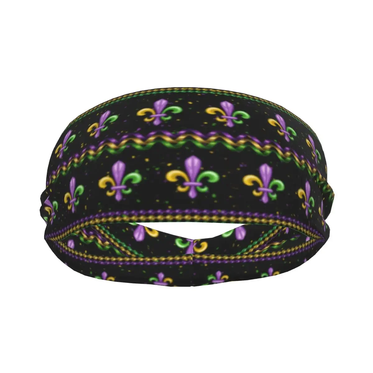 Headband Fleur De Lis Symbol Headwrap Hairband for Tennis Gym Fitness Headwear Hair Accessories