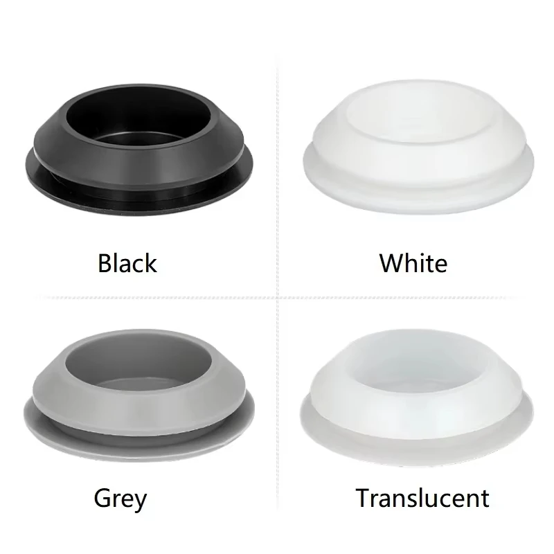 22‑60mm Snap‑on T‑Type Silicone Rubber Plug High Temperature Resistant Soft Elastic Blanking End Cap Seal Stopper Bung Gasket
