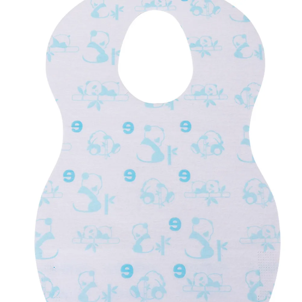 

10Pcs Baby Bibs Disposable Waterproof Soft Skin-Friendly Unisex Infant Feeding Bib for Newborn Toddlers Lunch Meal Time Saliva