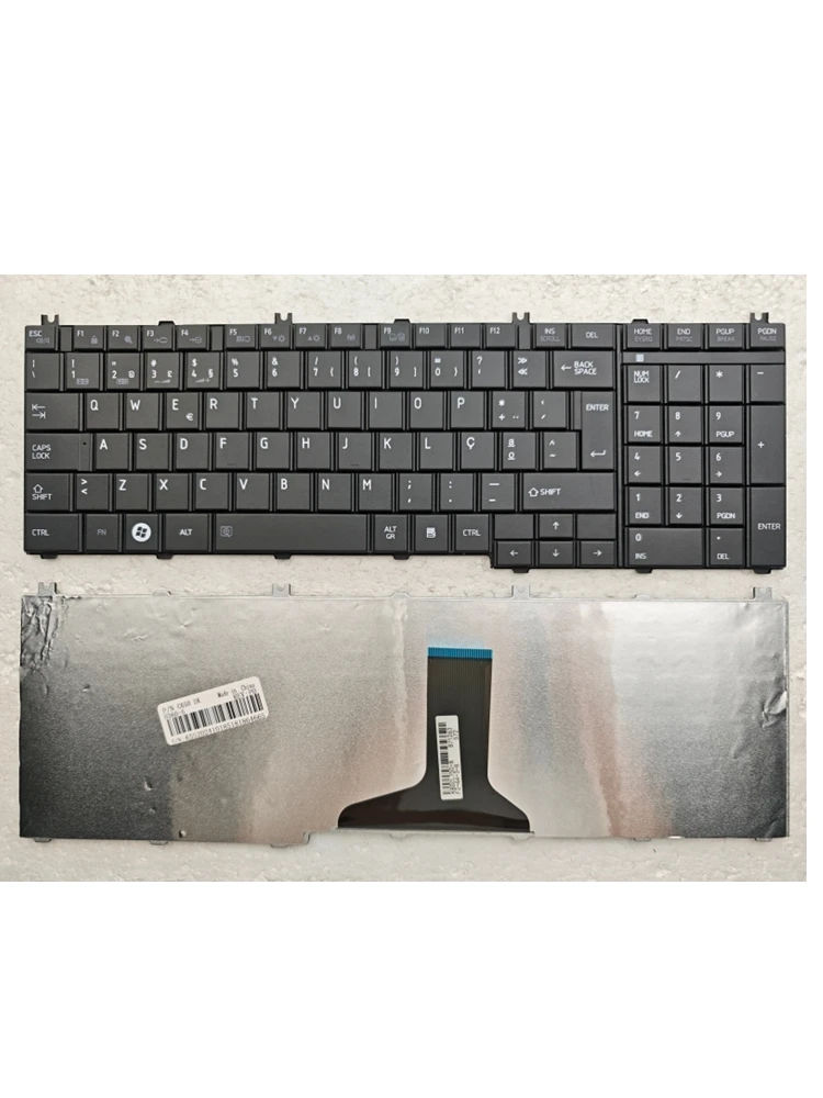 Portugalska/Po wymienna klawiatura do laptopa TOSHIBA L750 L750D L755D L760 L770D L775 C650 L650 L650D L655 L670 — zdjęcie 5