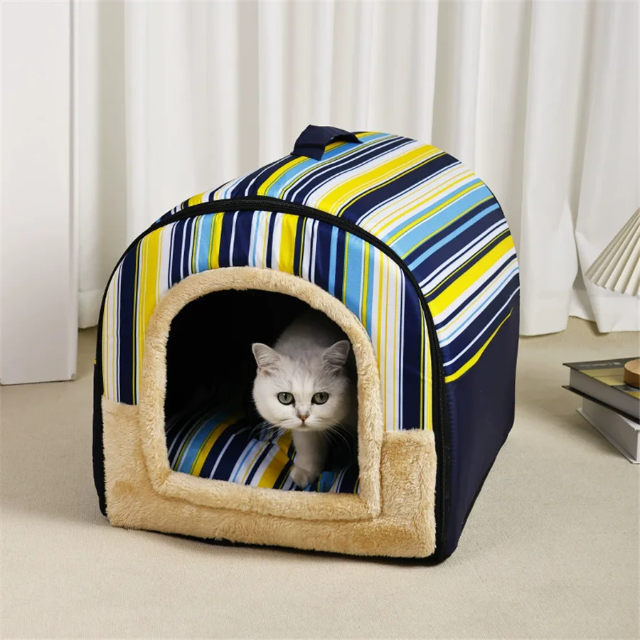 Sofa For Dog Bed Cat Puppy Rabbit Pet Foldable Warm Soft Warm Pet Kennel Sofa Sleeping Bag House Puppy Cave Bed