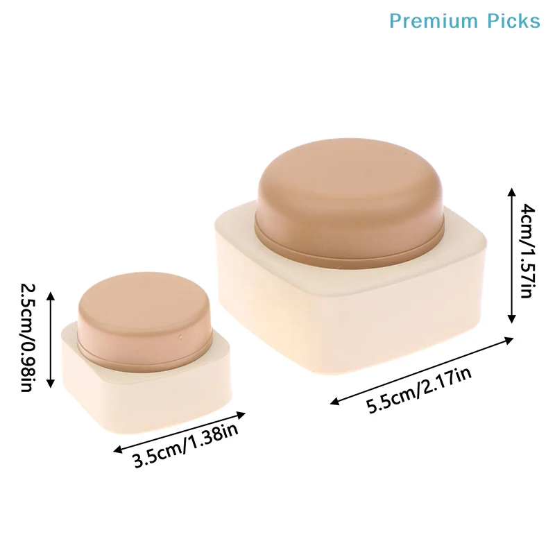 5/20g Empty Plastic Nail Art Cosmetic Square Containers Jar Face Cream Pot Nail Gel Powder Box Makeup Lotion Tool Packaging - view 6