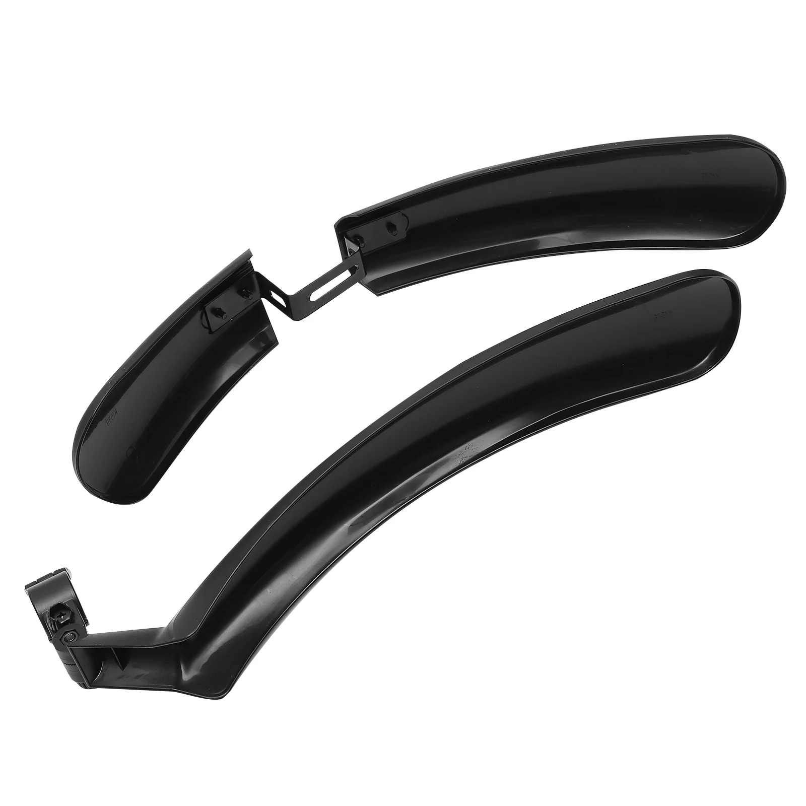 

Extended Mudflap for 26 Inch Wheel Bicycle Guard Rear Frame Spar Mount Black Anti Rust Flat Surface Compatible with Most Bike