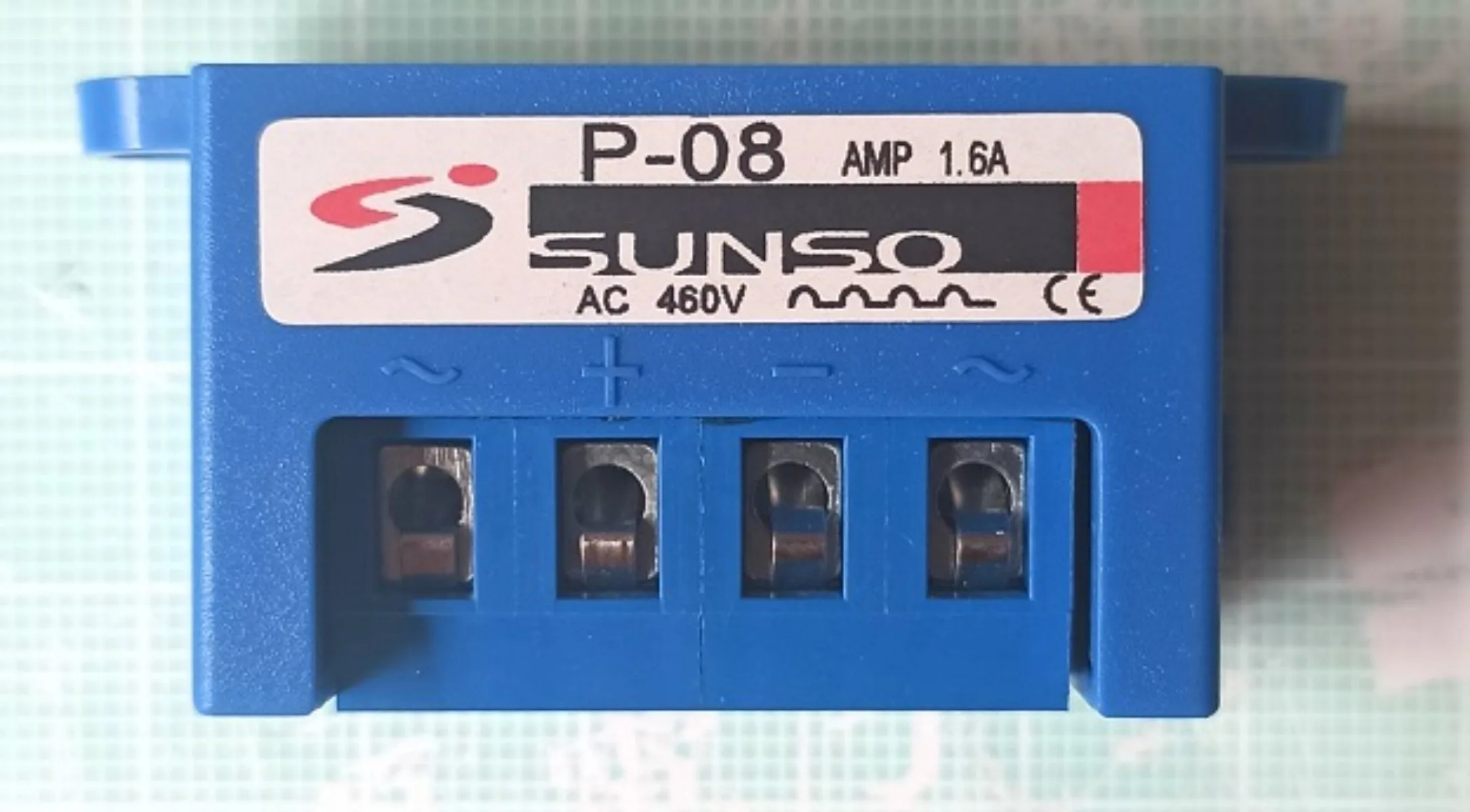 مقوم الفرامل P-08 1.6A يستبدل SUNSO 460V التثبيت السريع متين وطويل الأمد وموثوق للمركبات والفرامل الصناعية