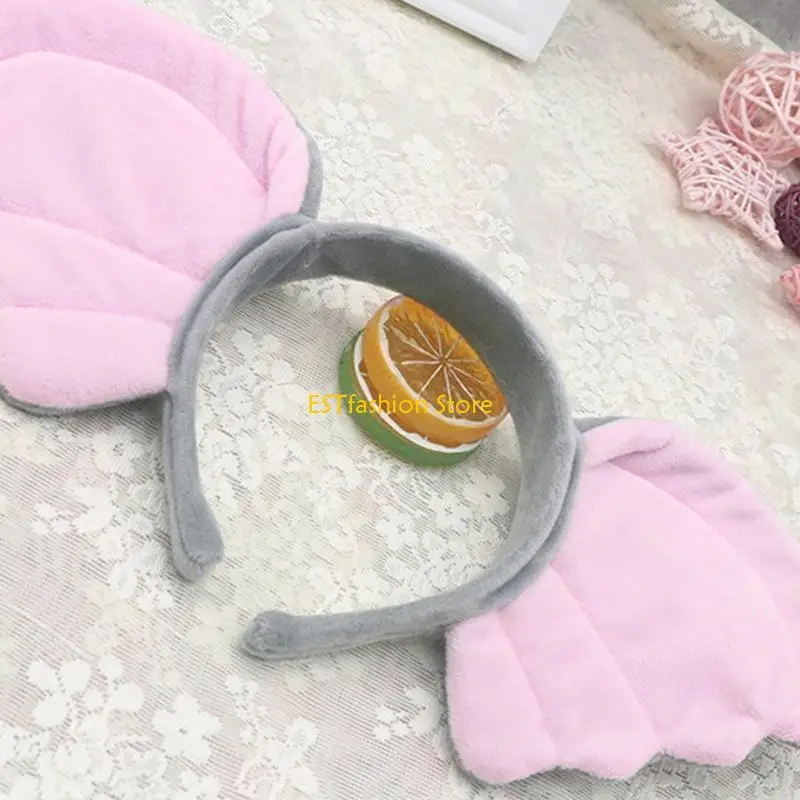 Y5GC 3 piezas Diadema oreja elefante para cumpleaños Navidad Halloween