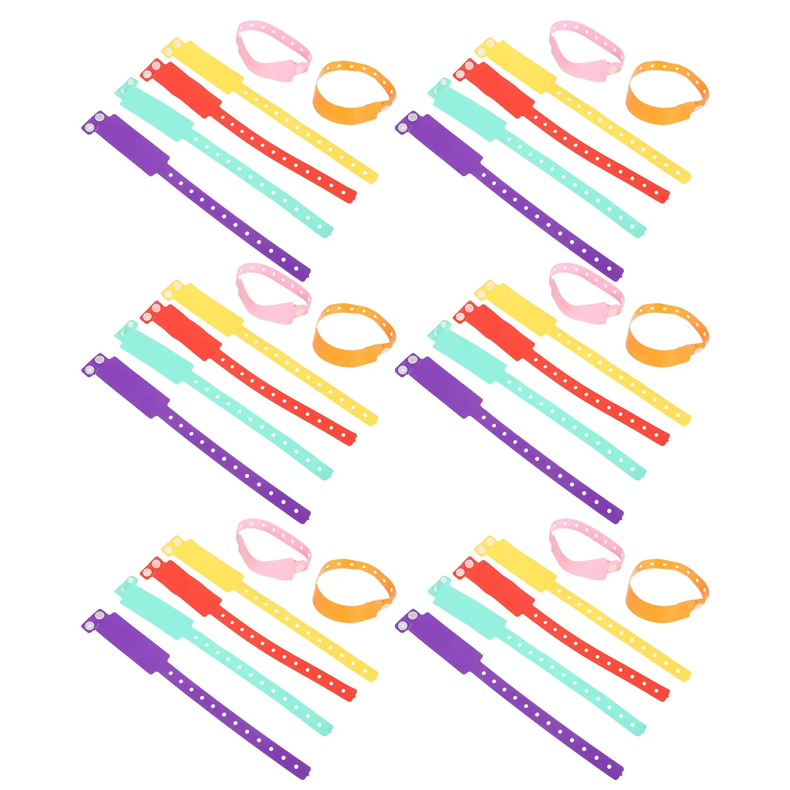 

PVC Waterproof Wristband Soft Comfortable Adjustable Handwriting Id Band for Events Hospitals Bars Vip Wristbands