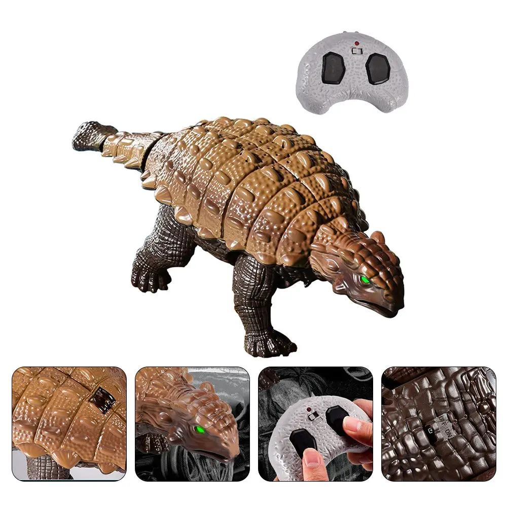 

1 Set Remote Control Electric Dinosaur Simulation Animal Plaything Educational Desktop Decor Perfect Gift Toy Dinosaur Model