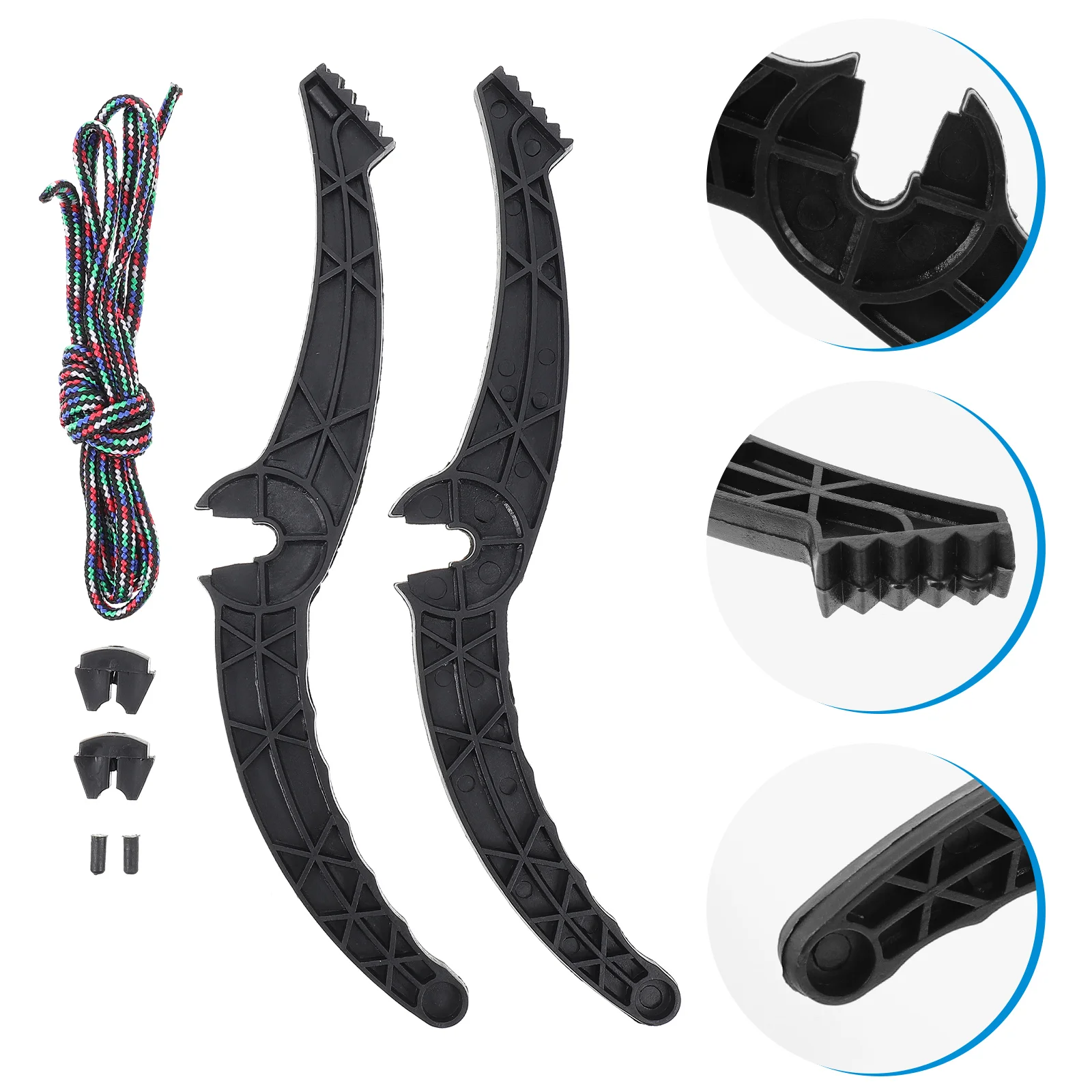 

Ski Brake Pads Handle for Sled Level Snowboards Lever Anti-slip Accessory Skiing Accessories Plastic Outdoor