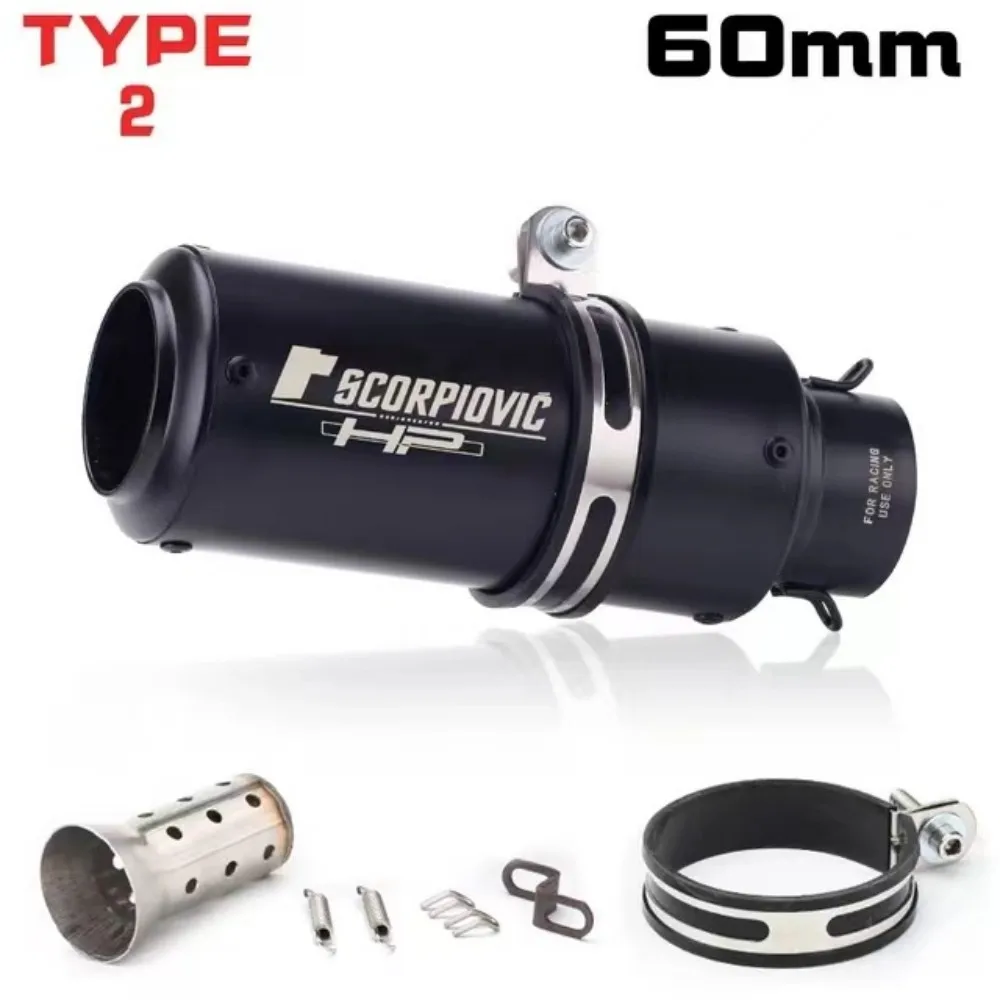 Universal, 51mm, 61mm Exhaust For Motorcycles, Dirt Bike, Atv, Removable, Db Killer, Exhaust Tips - view 3