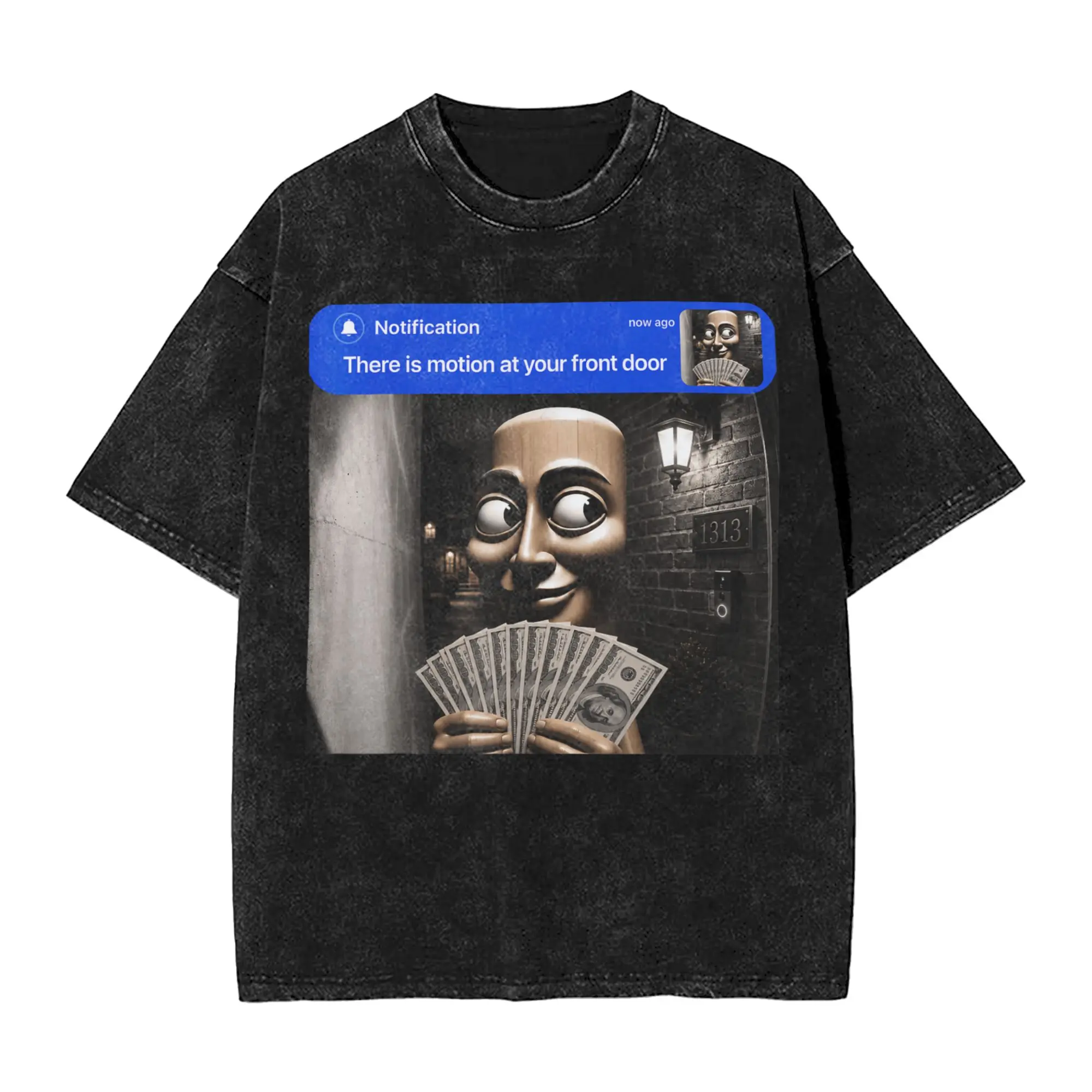 There is Motion at Your Front Tung Tung Tung Sahur Money T-Shirt Men Cotton Tees O Neck Short Sleeve T Shirts Big Size Clothing