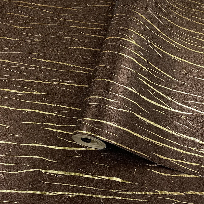 

3D обои в золотую полоску, бар, частная комната, КТВ, отель, развлекательный клуб, полосатые обои