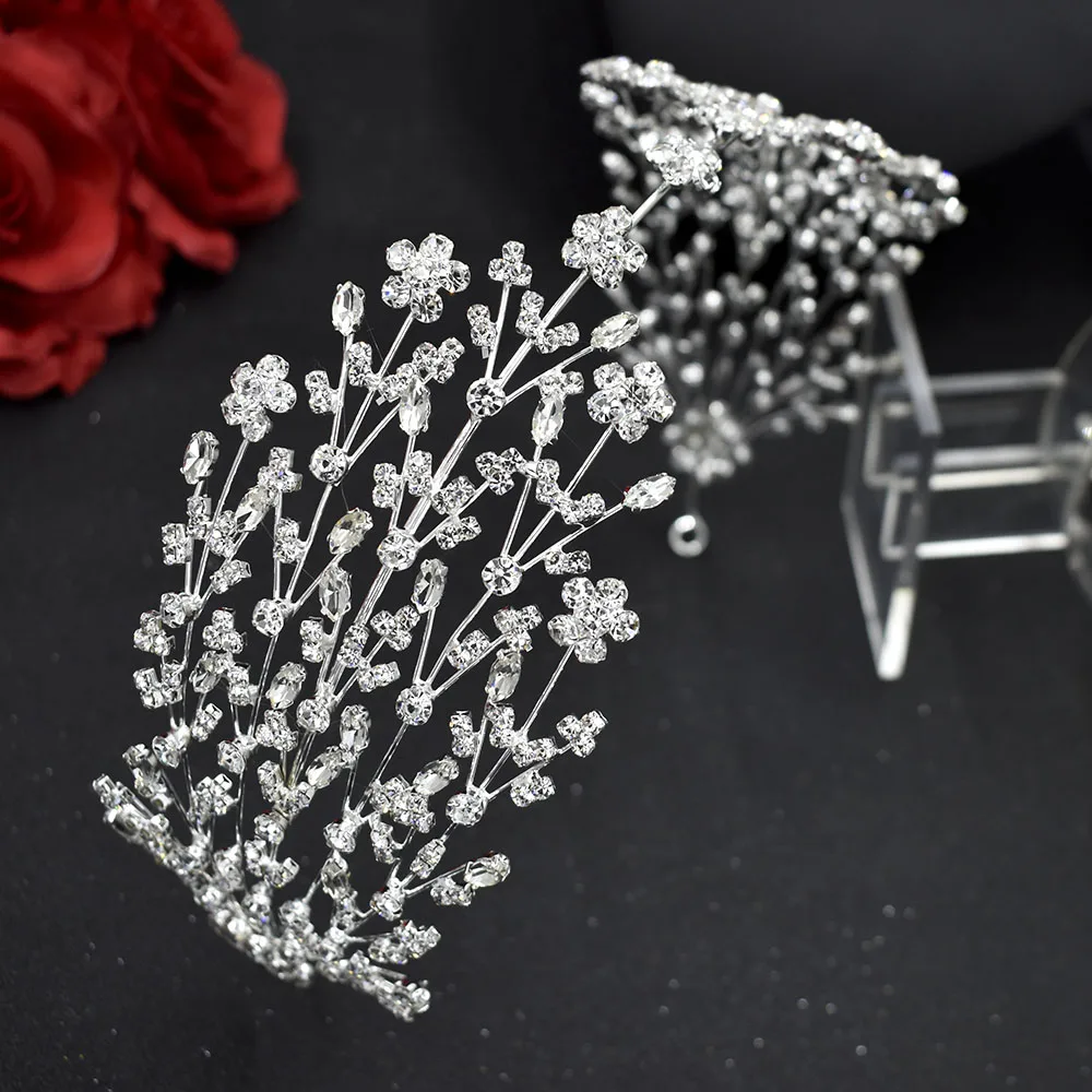 A400 Luxury Wedding Headband Princess Crown Hairband Women Tiaras Pageant Crowns Hair Accessories Jewelry Bridal Headwear