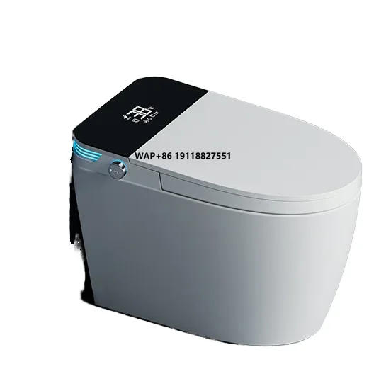 Japanese-Style Smart Toilet with Auto-Operation One-Piece Design and Multi-Jet Tornado Flushing Square P-Trap S-Trap Drainage