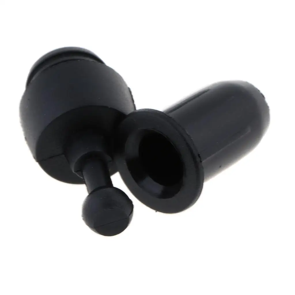 10 Piece Snap Fasteners Kit Black PVC Push Pin Rivets for Small Speaker Cabinet Audio Net Buckle Clips Set