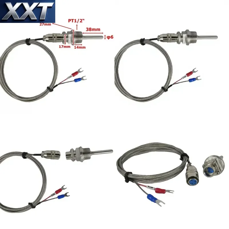 XXT PDC-1002 Customizable 1/2-Inch Thread Detachable Connector Quick-Install K-Type Thermocouple