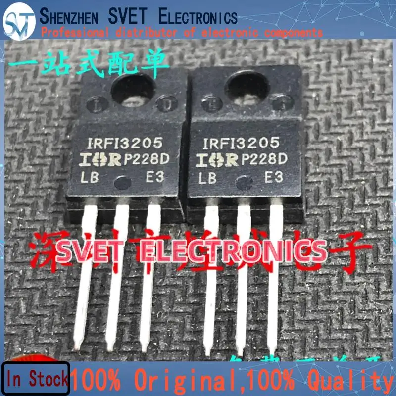 10PCS-50PCS  IRFI3205  TO-220F MOS  55V 64A   Original In Stock Fast shipping