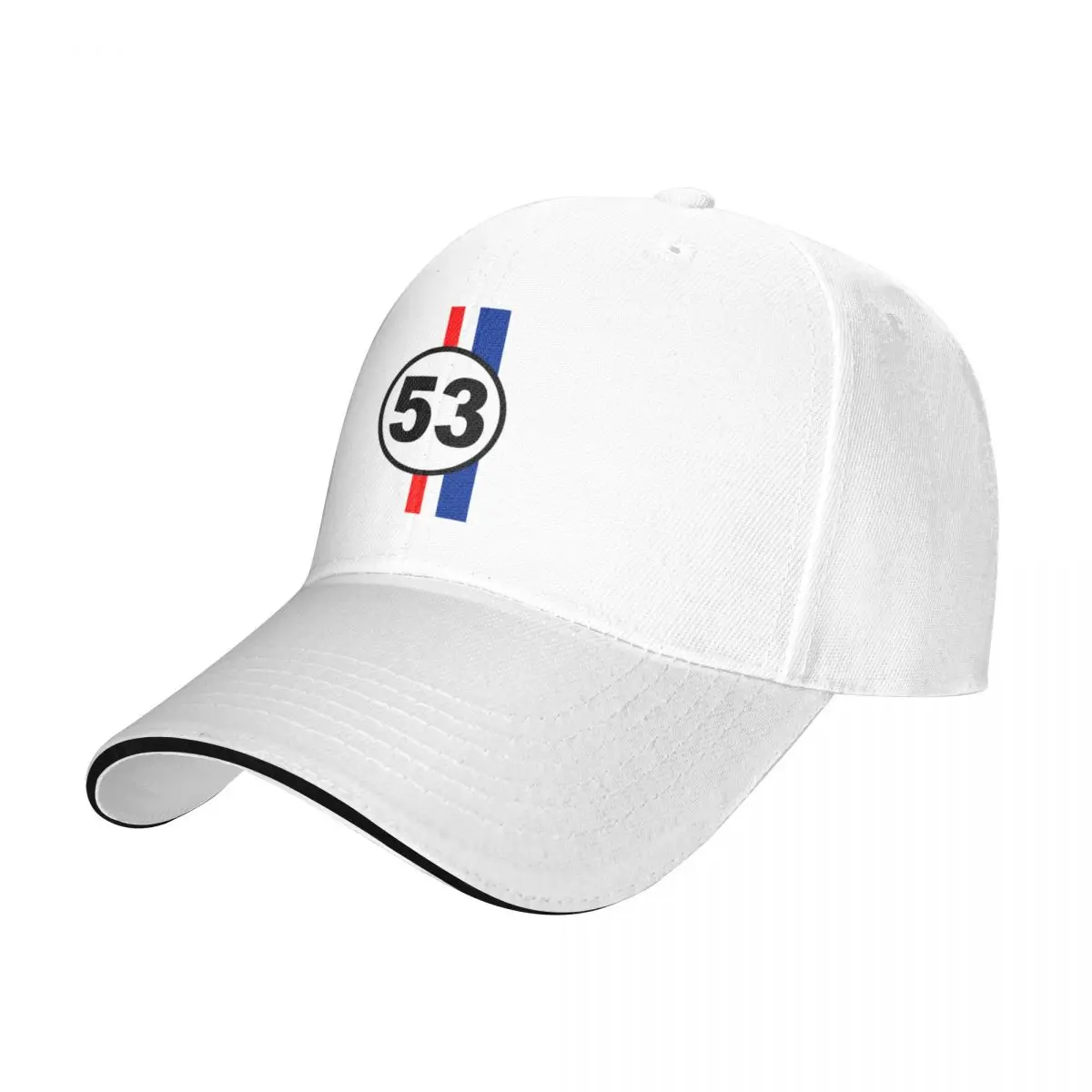 

Herbie car 53 - vintage bug - vintage car - retro car Baseball Cap Snap Back Hat beach hat Men's Baseball Women's