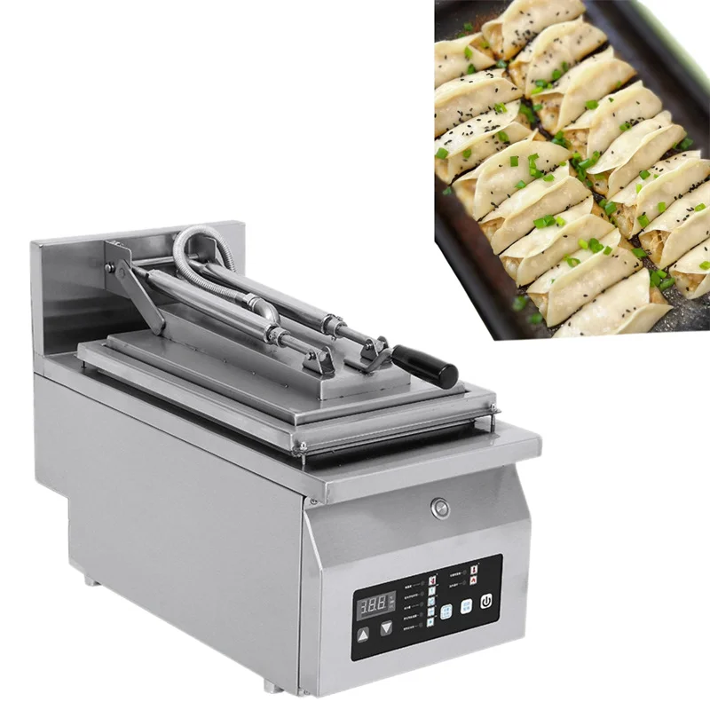 Desktop Electric Single Cylinder Dumpling Fried Buns Machine Stainless Steel Fried Dumplings Potsticker Fried Dumplings Machine